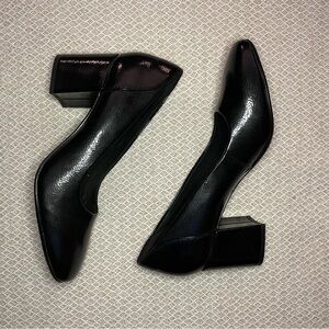 Elegant Black Women's Block Heel Shoes